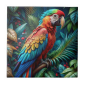 Carreau Perroquet coloré (Devant)