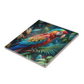 Carreau Perroquet coloré (Côté)