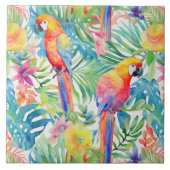 Carreau Perroquet tropical (Devant)