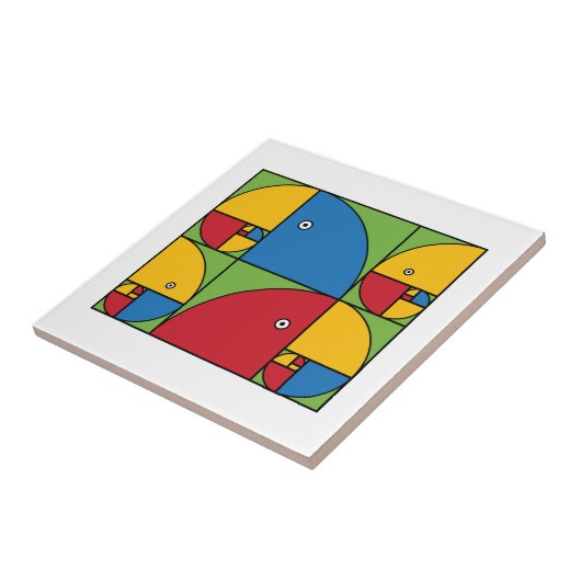 Carreau Perroquets de Fibonacci (Côté)