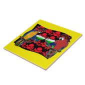 CARREAU PERROQUETS PIRATES (Côté)