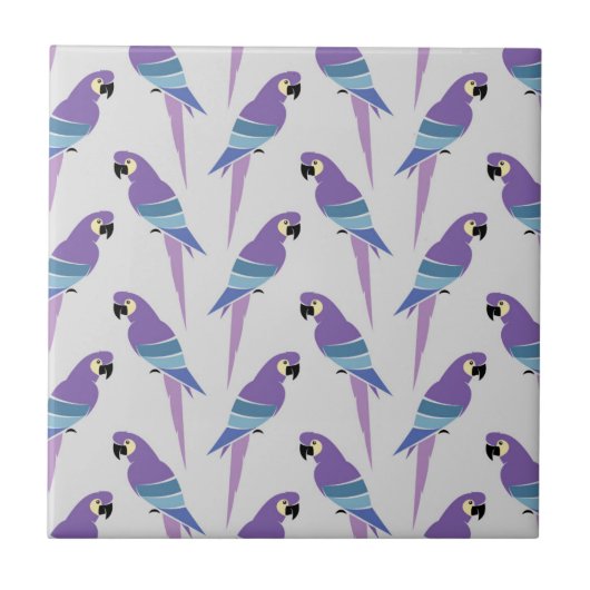 Carreau Perroquets pourpres (Devant)