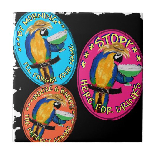 CARREAU PERROQUETS SOÛLS (Devant)