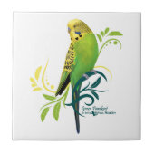 Carreau Perruche verte (Devant)