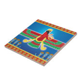 Carreau Persan Faravahar de Zoroastrian (Côté)
