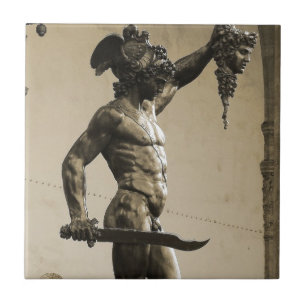 Carreau Perseus avec la tête de la méduse