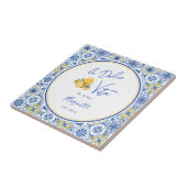 Carreau Personalized Newlywed Mediterranean Coastal Home  (Côté)