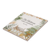 Carreau Personalized Vintage Country House Family Name (Côté)