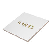 Carreau Personalized With Last Name or Nickname on Them (Côté)