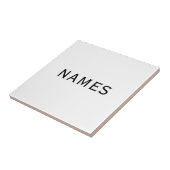 Carreau Personalized With Last Name or Nickname on Them (Côté)