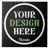 Carreau personnalisé, unique, élégant et minimaliste (Devant)