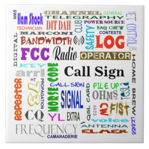 Carreau Personnaliser de tuile de collage de mot de