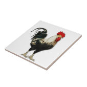 Carreau Personnaliser rouge de poulet de coq (Côté)