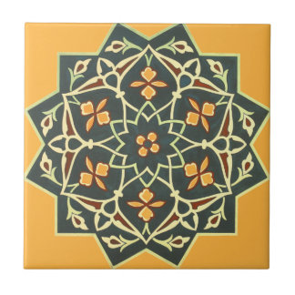 Carreau Personnaliser vintage de 1884 sur l'art ornemental