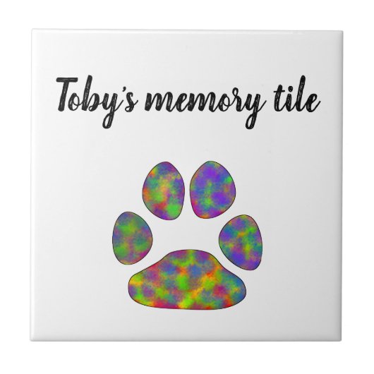 Carreau Personnalisez votre propre tuile. Conception Empre (Devant)