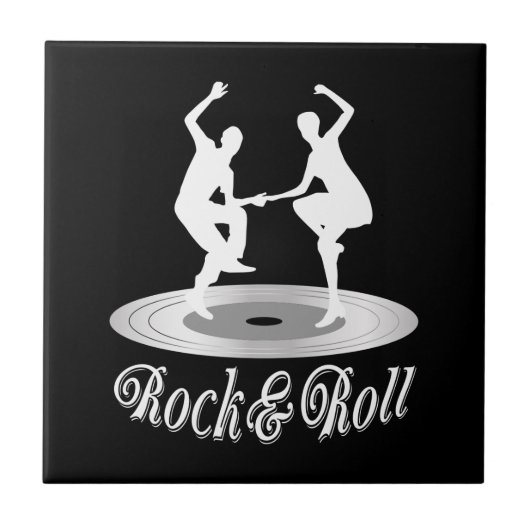 Carreau Personnes dansant le Rock and roll (Devant)