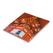 Carreau Perspective ascendante de la pagode, Miyajima (Côté)