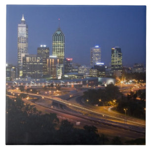Carreau Perth, Australie. Vue sur le centre-ville de Perth