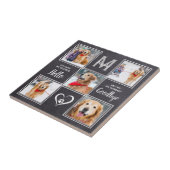 Carreau Pet Memorial Photo Collage Chien (Côté)