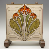 Carreau Pétales d'automne Art nouveau