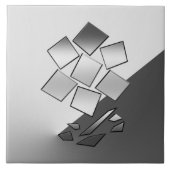 Carreau Pétales de chrome (Devant)