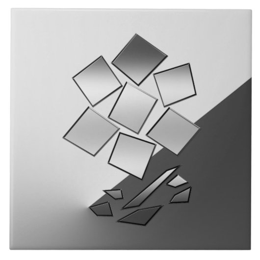 Carreau Pétales de chrome (Devant)