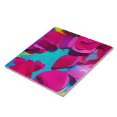 Carreau Pétales de rose floral (Côté)