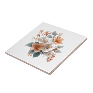 Carreau 🌸 Pétales et Porcelaine Parfaits ! 🌿✨
