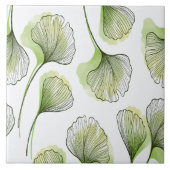 Carreau Pétales verts (Devant)