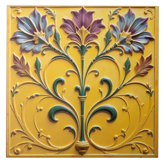 Carreau Petals in the Sun (Devant)