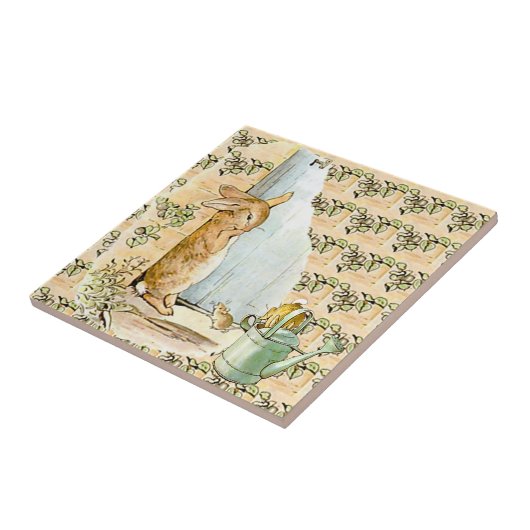 Carreau Peter Rabbit Beatrix Potter Doorway Ceramic Tile (Côté)