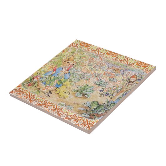 Carreau Peter Rabbit Beatrix Potter en Carrelage en cérami (Côté)