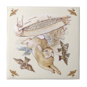 Carreau Peter Rabbit Beatrix Potter McGregor Ceramic Tile (Devant)