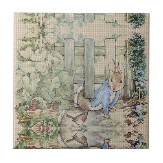 Carreau Peter Rabbit Beatrix Potter Sneaking (Devant)