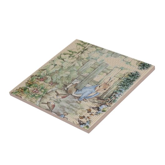 Carreau Peter Rabbit Beatrix Potter Sneaking (Côté)