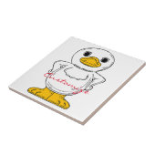 Carreau Petit canard blanc debout Thunder_Cove (Côté)