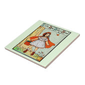 Carreau Petit Chaperon Rouge Vintage Mignon (Côté)