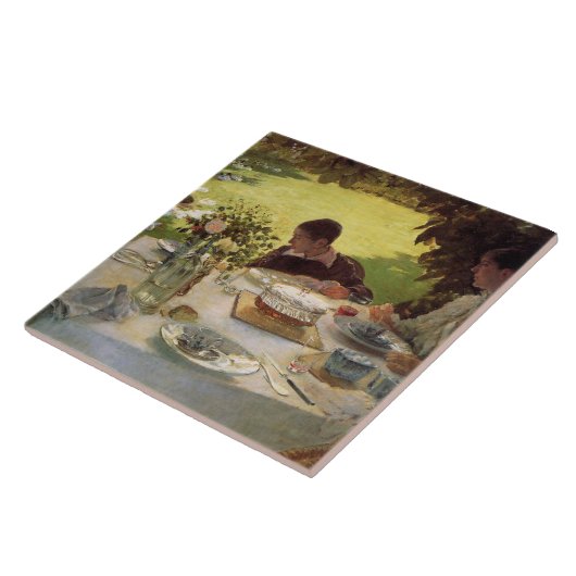 Carreau Petit déjeuner dans le jardin (Côté)