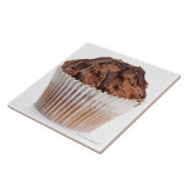 Carreau Petit gâteau avec le glaçage de chocolat (Côté)