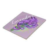 Carreau Petit jardin Herbe Dragon Lavendar (Côté)