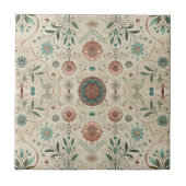 Carreau Petit Motif Boho Herb (Devant)