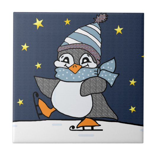 Carreau Petit pingouin (Devant)