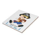 Carreau Petit pirate mignon (Côté)