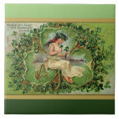 Carreau Petit shamrock doux (Devant)