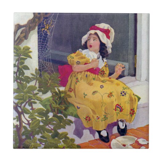 Carreau Petite comptine de Mlle Muffet (Devant)