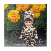 Carreau Petite fille léopard (Devant)