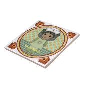 Carreau Petite fille noire (Côté)