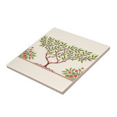 Carreau Petite frise d'arbre pour William Morris (Côté)
