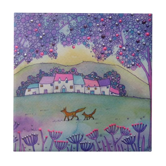 Carreau Petits renards (Devant)