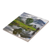 Carreau Peu de Chambre en brume sur le lac (Côté)